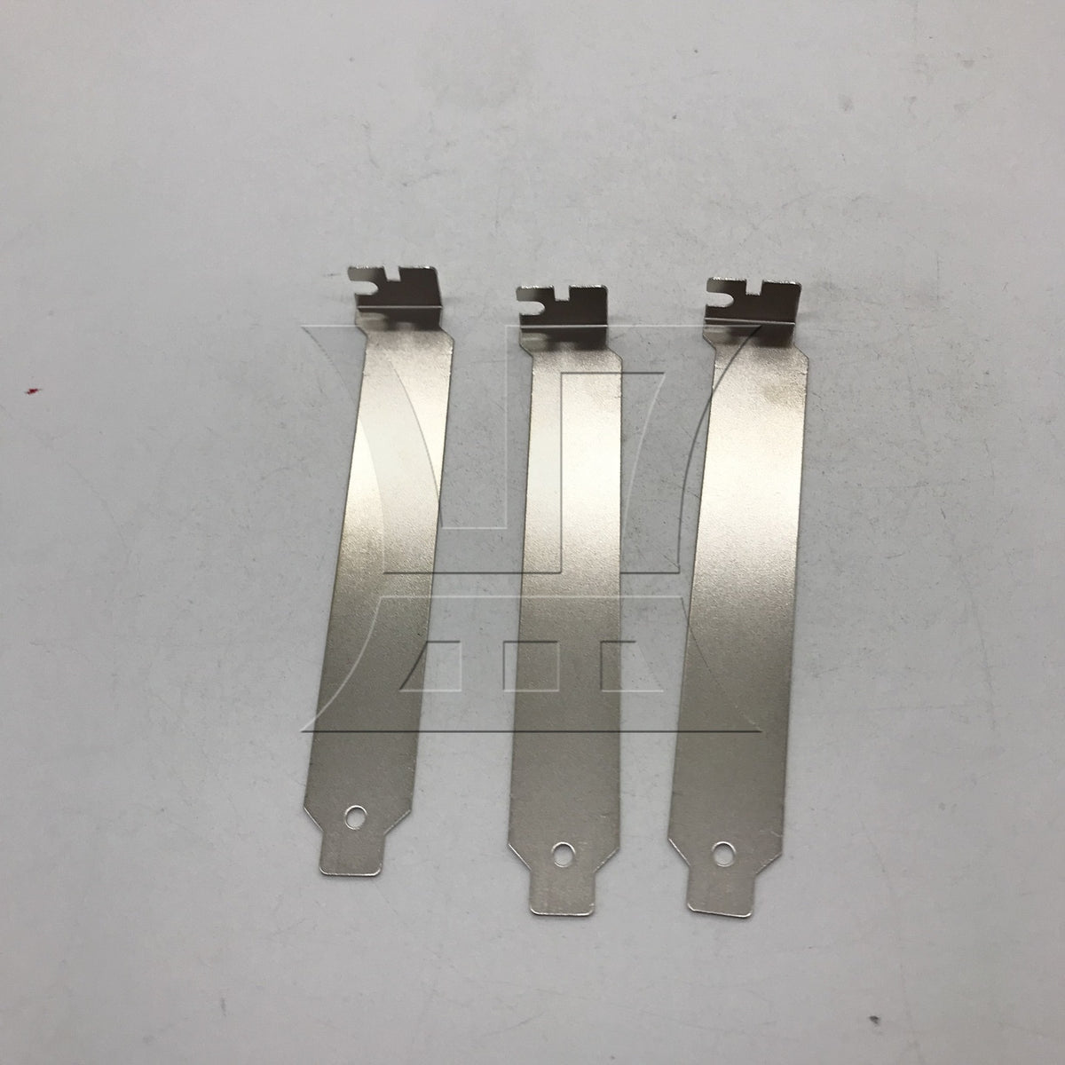 BQLZR 3pcs Computer PCI Slot Cover Plate Flat Side Silver for Computer Speaker Grille Dustproof High Strength No Deformation