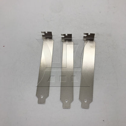 BQLZR 3pcs Computer PCI Slot Cover Plate Flat Side Silver for Computer Speaker Grille Dustproof High Strength No Deformation
