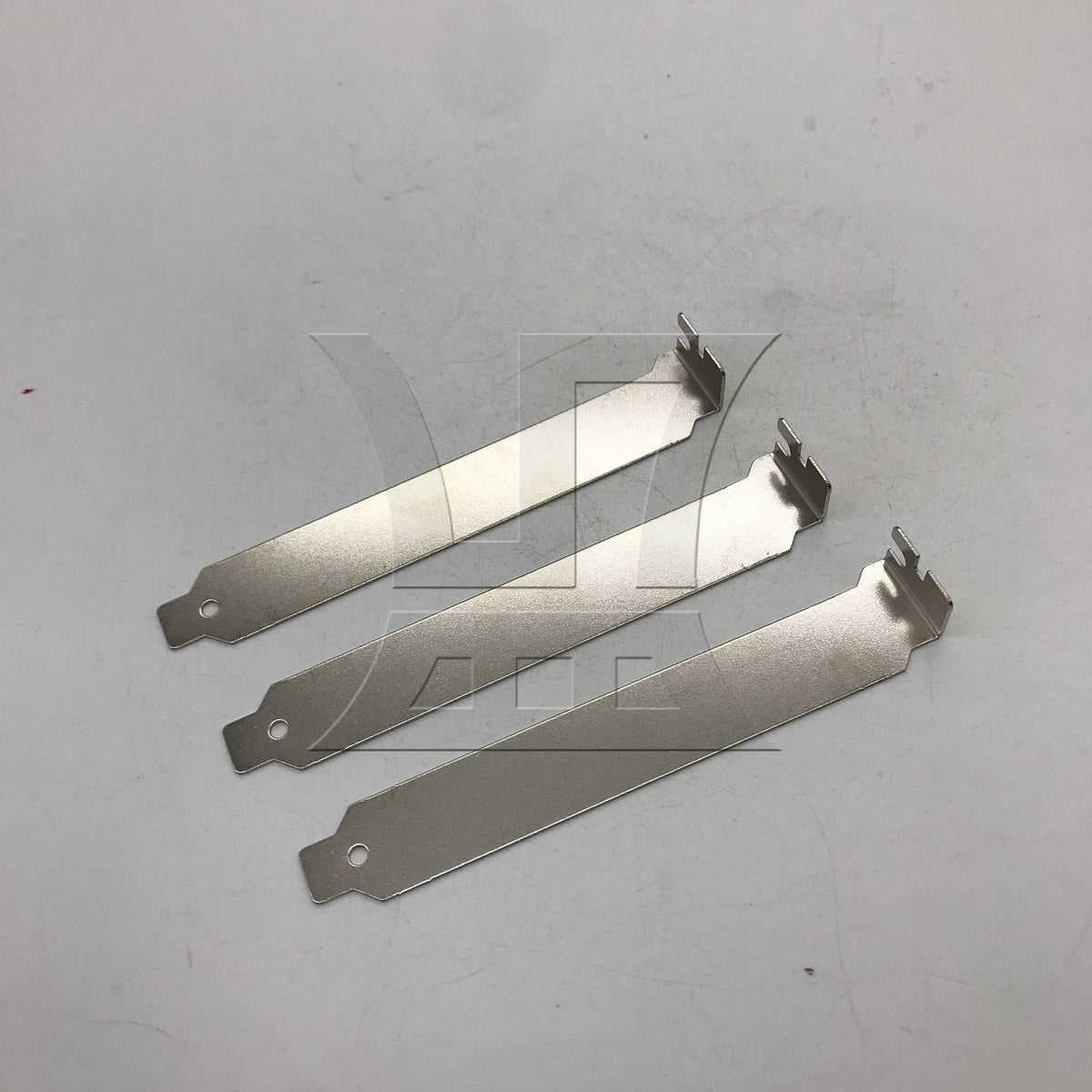 BQLZR 3pcs Computer PCI Slot Cover Plate Flat Side Silver for Computer Speaker Grille Dustproof High Strength No Deformation