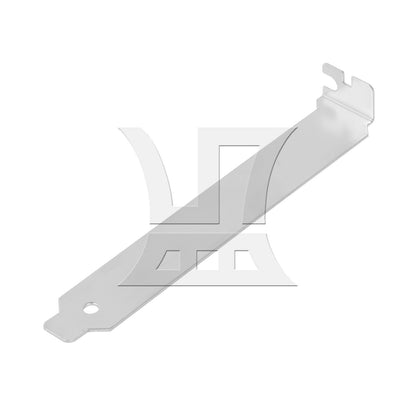 BQLZR 3pcs Computer PCI Slot Cover Plate Flat Side Silver for Computer Speaker Grille Dustproof High Strength No Deformation