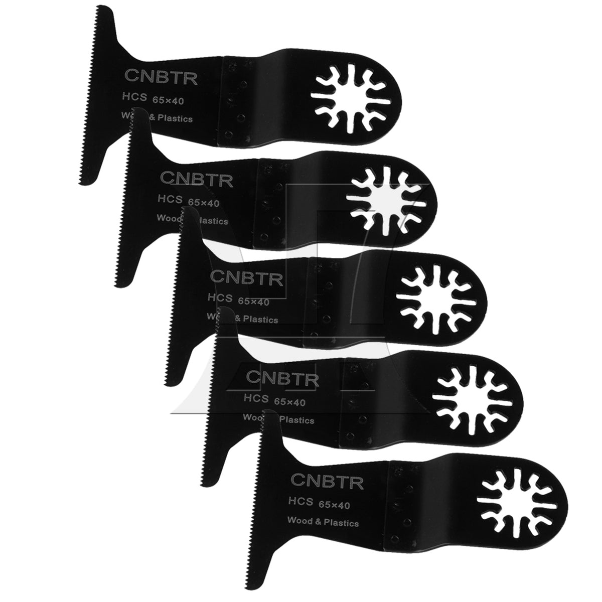 BQLZR 5pcs universal high carbon steel oscillating saw blade new 65 * 40mm (with CNBTR)