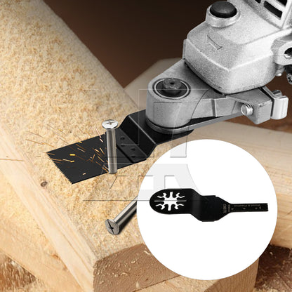 BQLZR 5pcs universal high carbon steel oscillating saw blade 10 * 40mm (with CNBTR)
