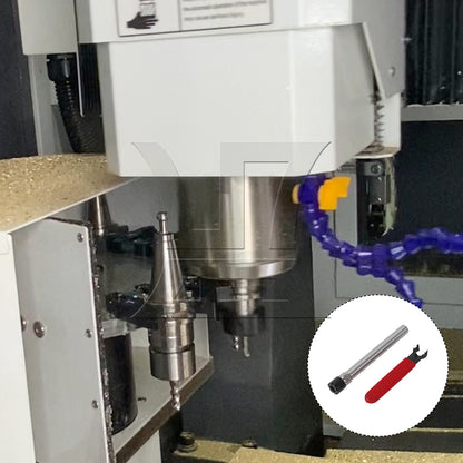 BQLZR 14pcs Steel CNC ER11 Workholding Spring Collect + Shank Chuck with Wrench