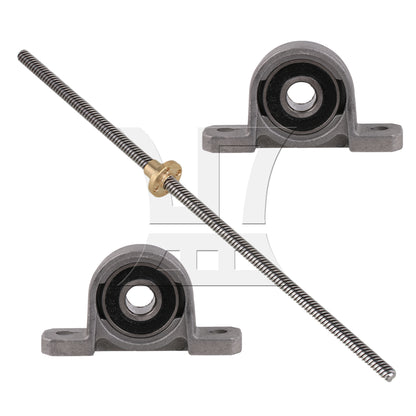 BQLZR Bearing Block Stepper Coupling Vertical 8mm Dia 30mm Lead Screw BQLZR Set