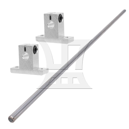 BQLZR Cylinder Linear Shaft 19.69x0.31 Inch for Injection Molding Machine