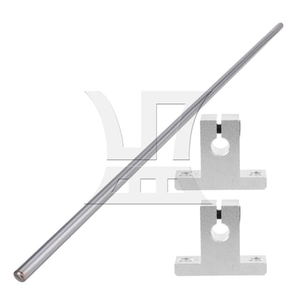 BQLZR Horizontal Rail Shaft Support 400mm Long 8mm Cylinder Liner Axis Set