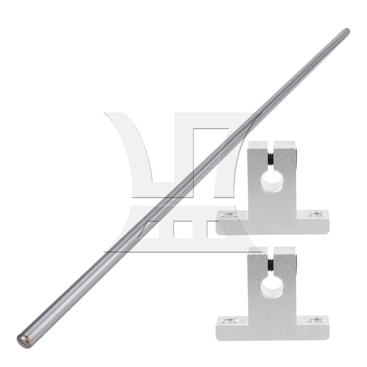 BQLZR Horizontal Rail Shaft Support 400mm Long 8mm Cylinder Liner Axis Set