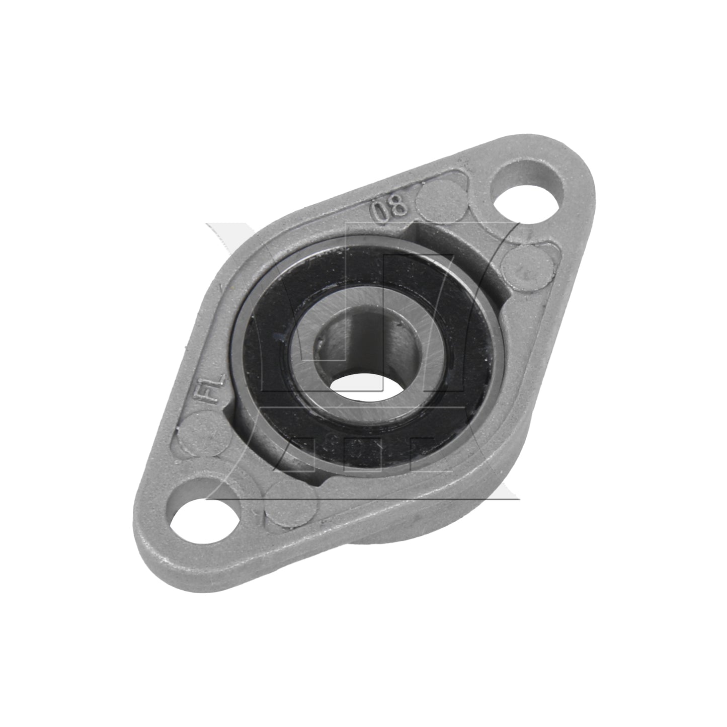 BQLZR Vertical 8mm 400mm Length Lead Screw Rod Flange Pillow Block Set