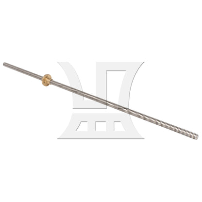 BQLZR Horizontal 2mm Lead 400mm Length Lead Screw Rod Bearing Pillow Block Set