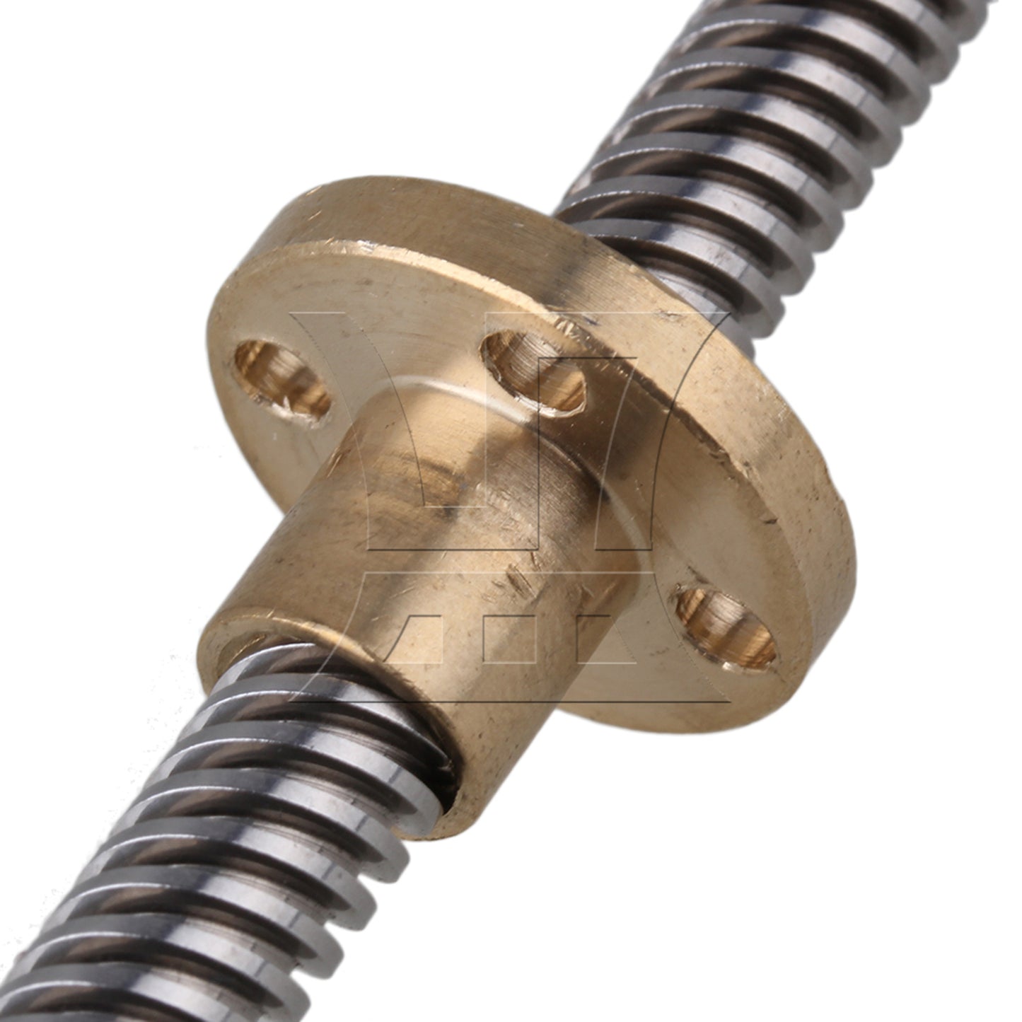BQLZR Vertical 8mm 350mm Length Lead Screw Rod Flange Pillow Block Set