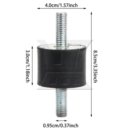 BQLZR  M10 Rubber Anti-Vibration Silentblock For Welding Machine