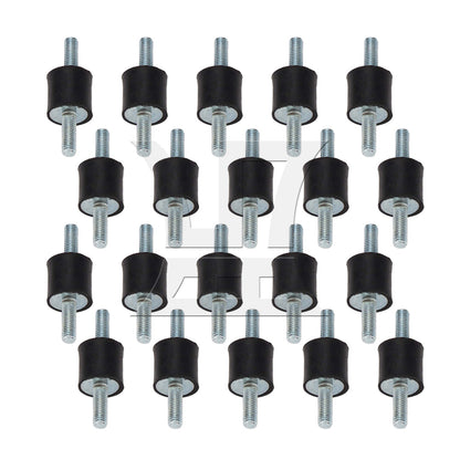 BQLZR 5PCS 5mm Double Ends Screw Against-Vibration Mount Silentblock For Engine