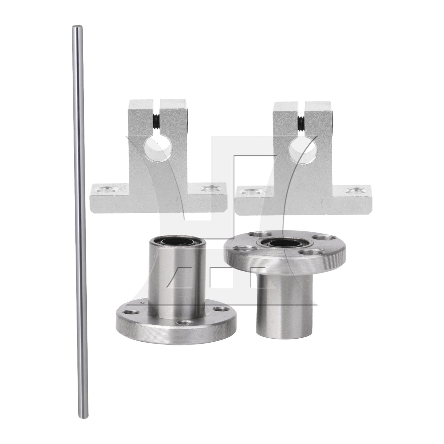 BQLZR  LMF8UU Round Flange Linear Bearing for 8mm Linear Shaft CNC Machine