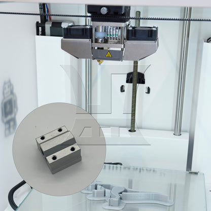 BQLZR Linear Ball Bearing Rail Guide Support 20cm Shaft Optical