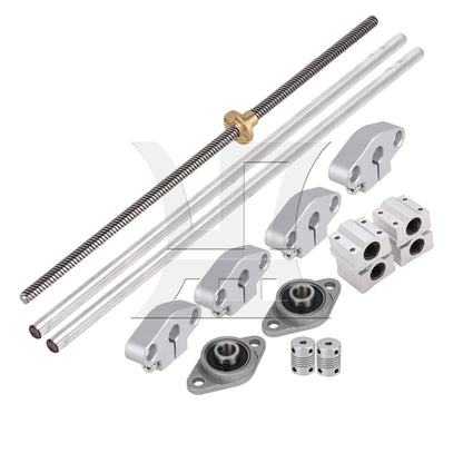 BQLZR Bearing Block Stepper Coupling Vertical 8mm Dia 30mm Lead Screw BQLZR Set