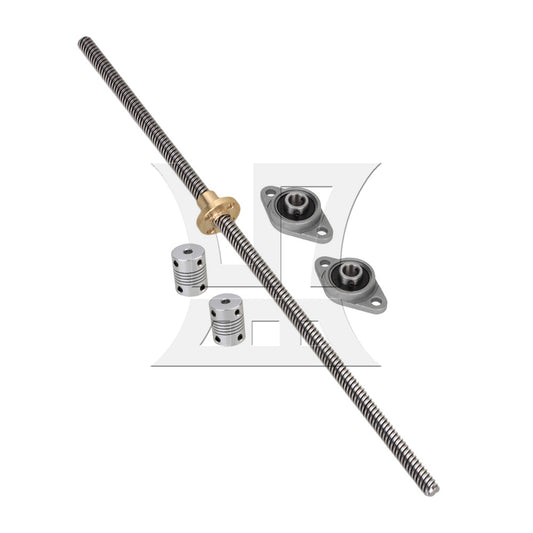 BQLZR Bearing Block Stepper Coupling Vertical 8mm Dia 30mm Lead Screw BQLZR Set