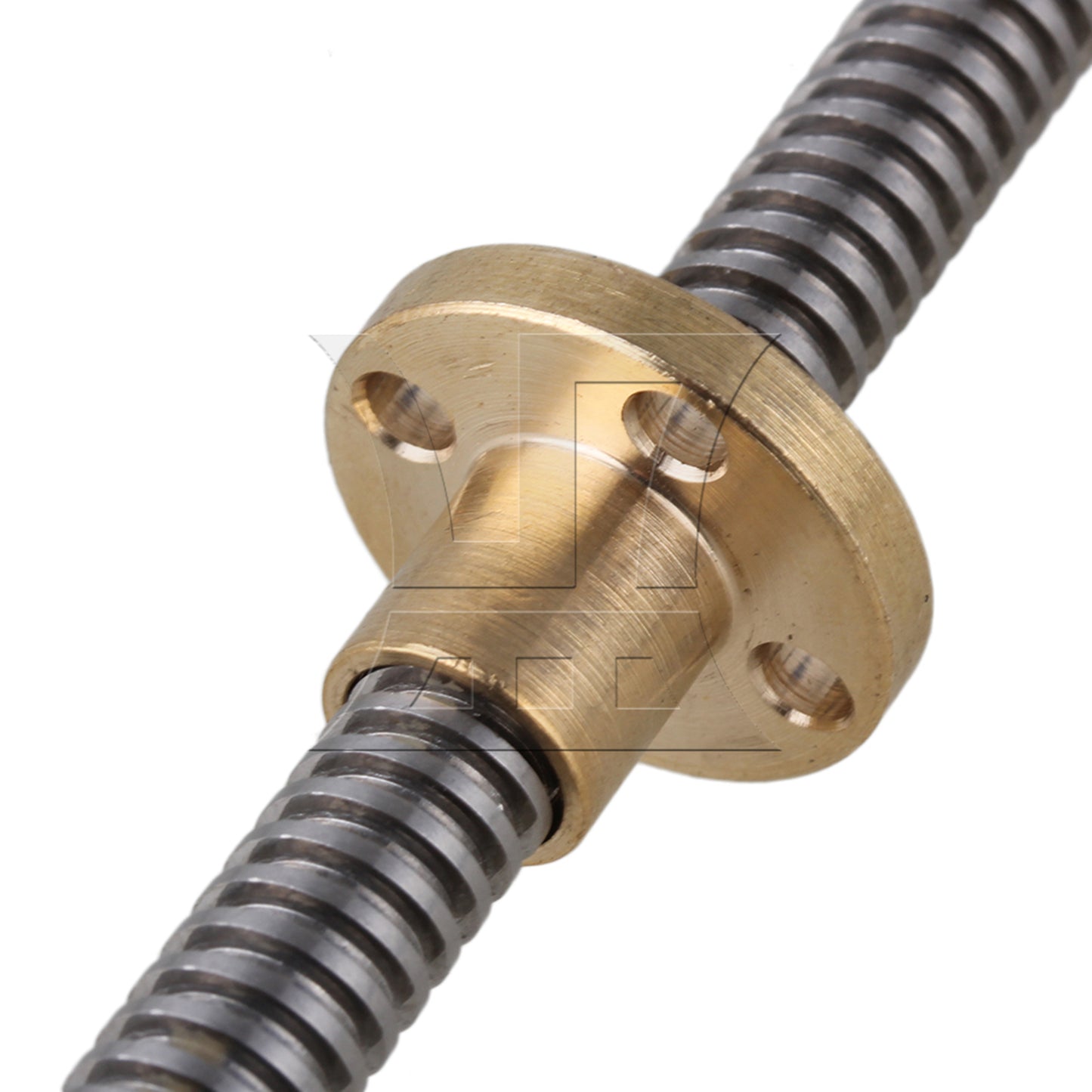 BQLZR Vertical 2mm Lead Screw 350mm T8 Lead Nut Flange Mounting Bearing Set