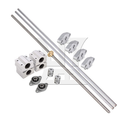 BQLZR Cylinder Linear Shaft 19.69x0.31 Inch for Injection Molding Machine