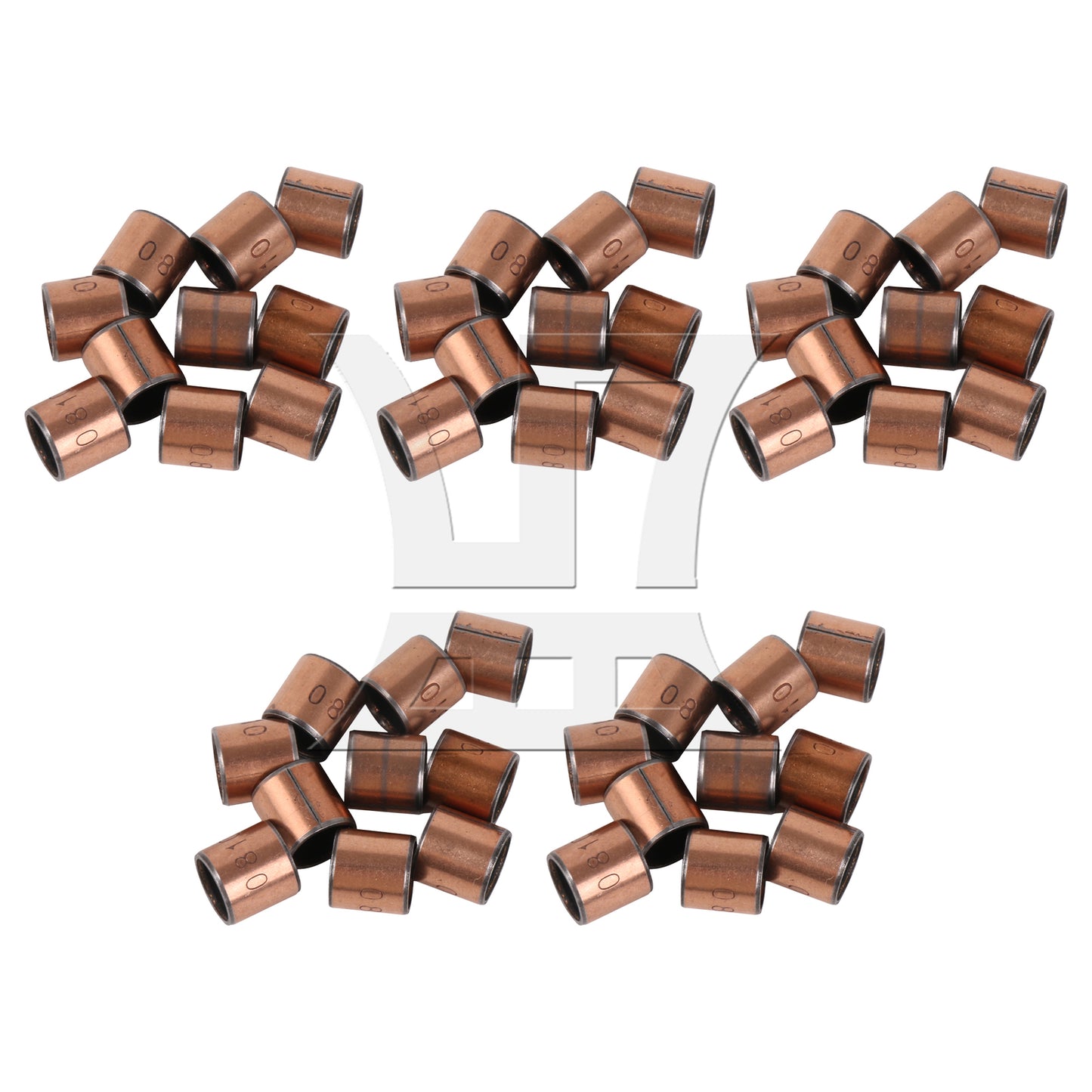 BQLZR Plain Bearing Wrapped Oilless Bushing Self Lubricating Bearing SF-1 0.8x1x1cm for Gear Pumps