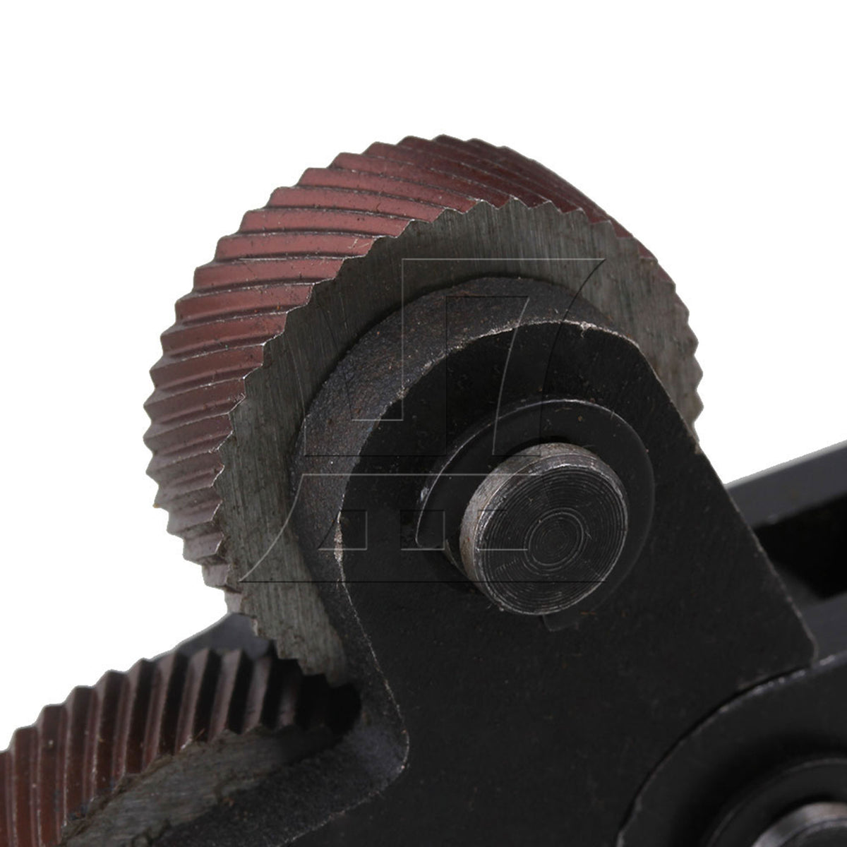 BQLZR Steel Diagonal Coarse Linear Knurl Wheel Knurling Roller Tool Set of 7