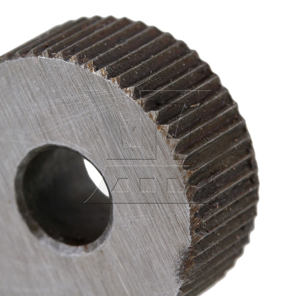 BQLZR Steel Diagonal Coarse Linear Knurl Wheel Knurling Roller Tool Set of 7