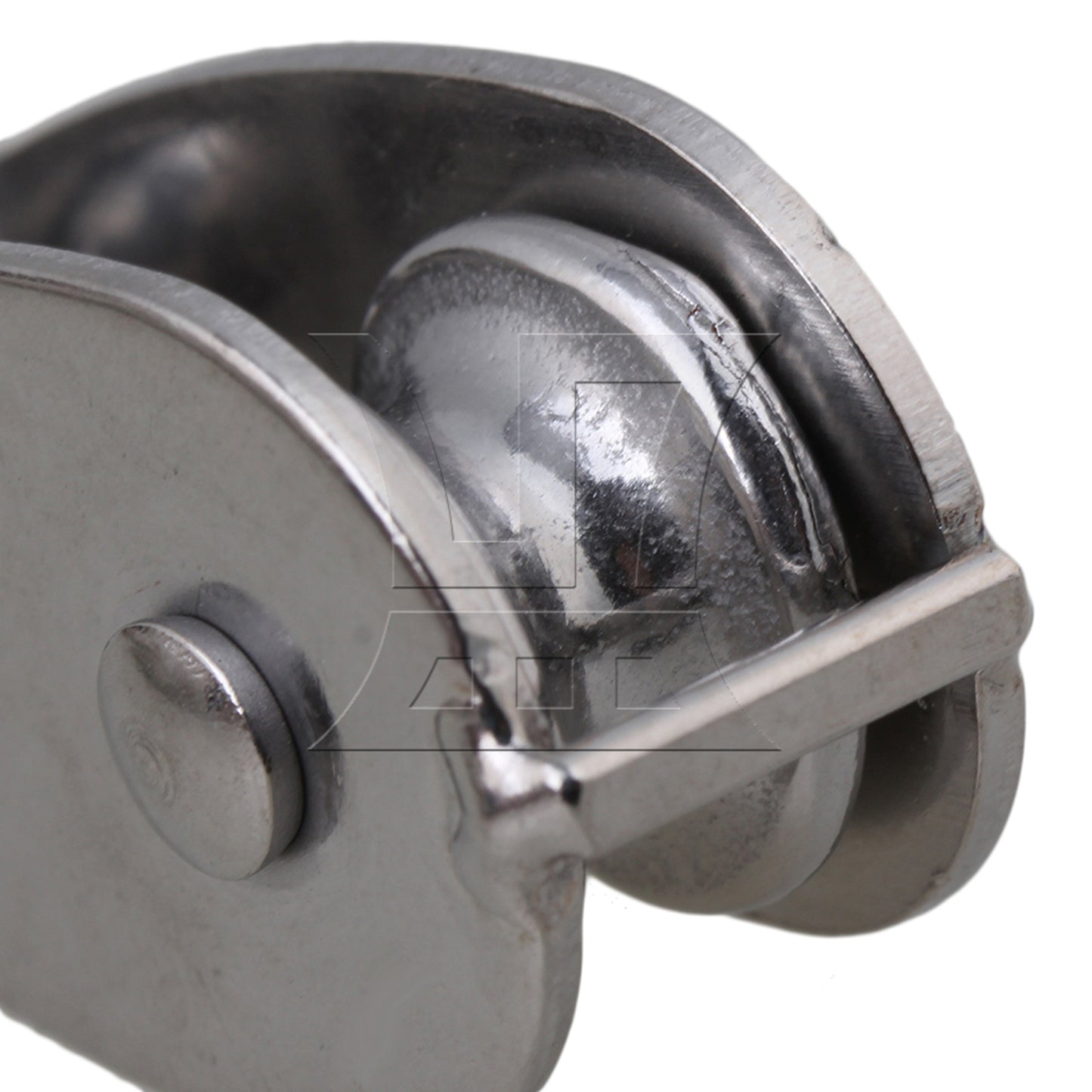 BQLZR 10 x M20 Stainless Steel 304 Single Pulley Block with Dia 20mm Wheel