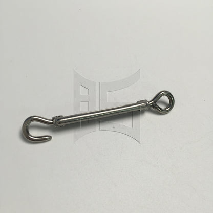 BQLZR BQLZR Silver M5 Hook & Eye Turnbuckle Wire Rope 304 Stainless Steel