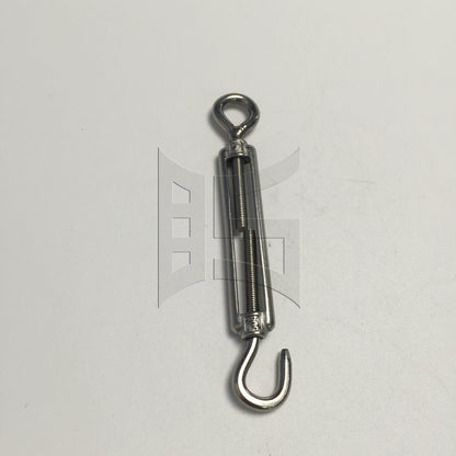 BQLZR BQLZR Silver M5 Hook & Eye Turnbuckle Wire Rope 304 Stainless Steel
