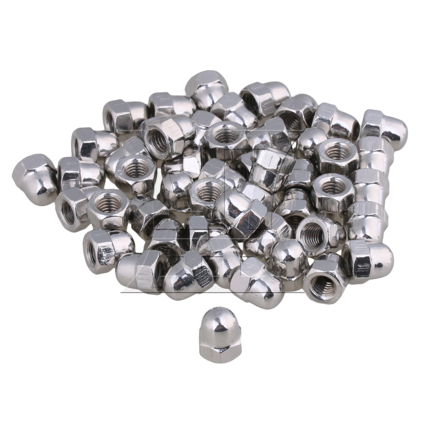 BQLZR 304 Stainless Steel Right Hand Threads Acorn Hex Nut M6