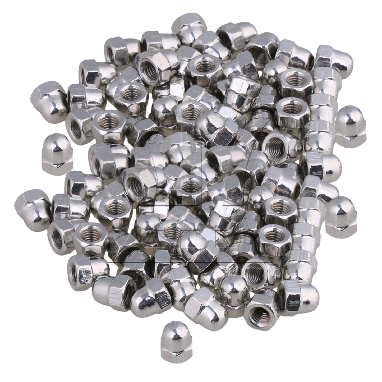 BQLZR 304 Stainless Steel Right Hand Threads Acorn Hex Nut M6