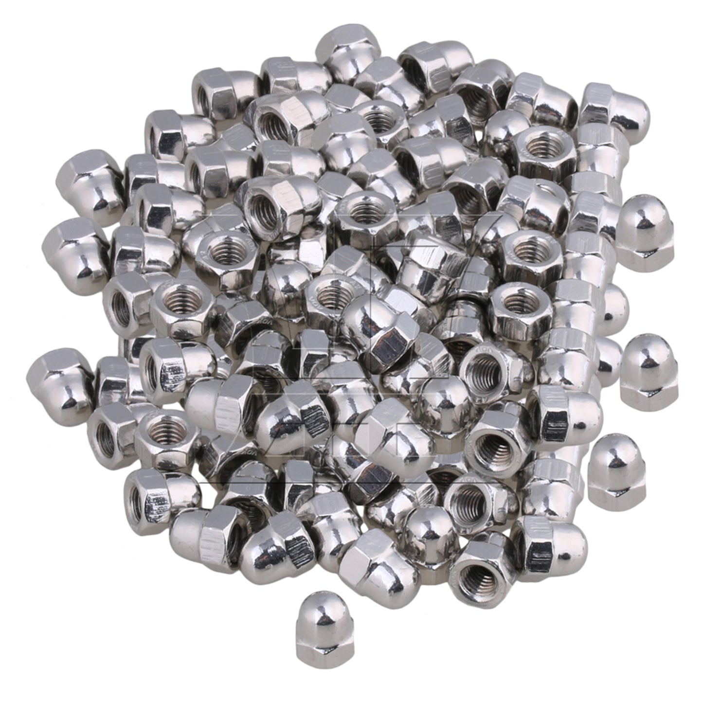 BQLZR 304 Stainless Steel Right Hand Threads Acorn Hex Nut M6