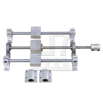 BQLZR Linear Ball Bearing Rail Guide Support 20cm Shaft Optical