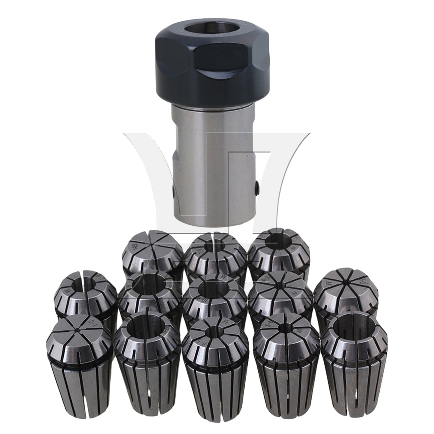 BQLZR ER20A 10mm Collet Motor Shaft Extension Rod & 13Pcs Spring Collet Set