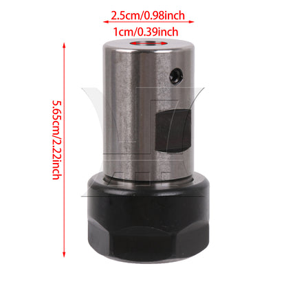 BQLZR ER20A 10mm Collet Motor Shaft Extension Rod & 13Pcs Spring Collet Set