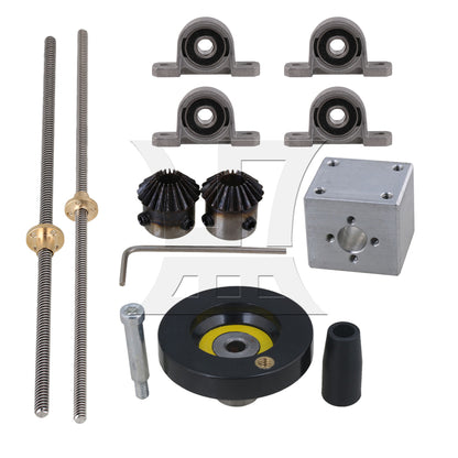 BQLZR Bearing Block Stepper Coupling Vertical 8mm Dia 30mm Lead Screw BQLZR Set