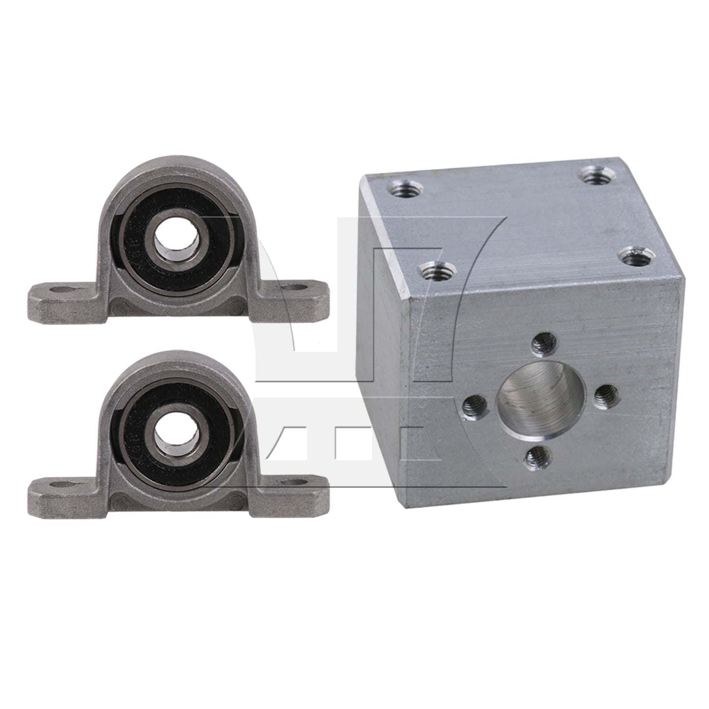 BQLZR T8 Lead Screw Set Bearing Pillow Block Bracket Handwheel Gear Wheel BQLZR