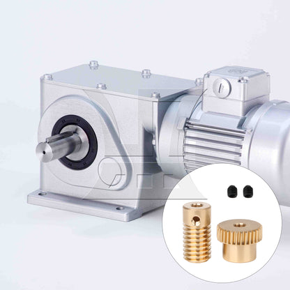 BQLZR 0.5 Modulus 1:30 Turbine Wheel+4MM Hole Dia Turbine Gear Shaft Kits for Gear