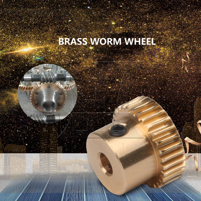 BQLZR 0.5 Modulus 1:30 Turbine Wheel+4MM Hole Dia Turbine Gear Shaft Kits for Gear