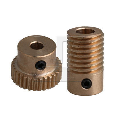 BQLZR  Ratio 0.5 Modulus 30 T Turbine Gear Wheel & 3MM Hole Dia Shaft