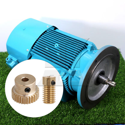 BQLZR  Ratio 0.5 Modulus 30 T Turbine Gear Wheel & 3MM Hole Dia Shaft