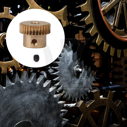 BQLZR  Ratio 0.5 Modulus 30 T Turbine Gear Wheel & 3MM Hole Dia Shaft