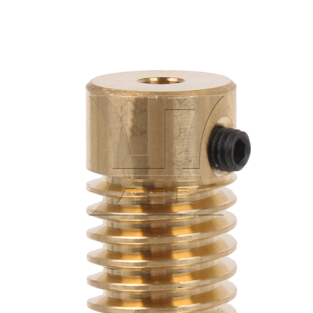 BQLZR 0.5 Modulus 0.3CM Hole Diameter Brass Turbine Gear Shaft & 60 T Turbine Gear Whe