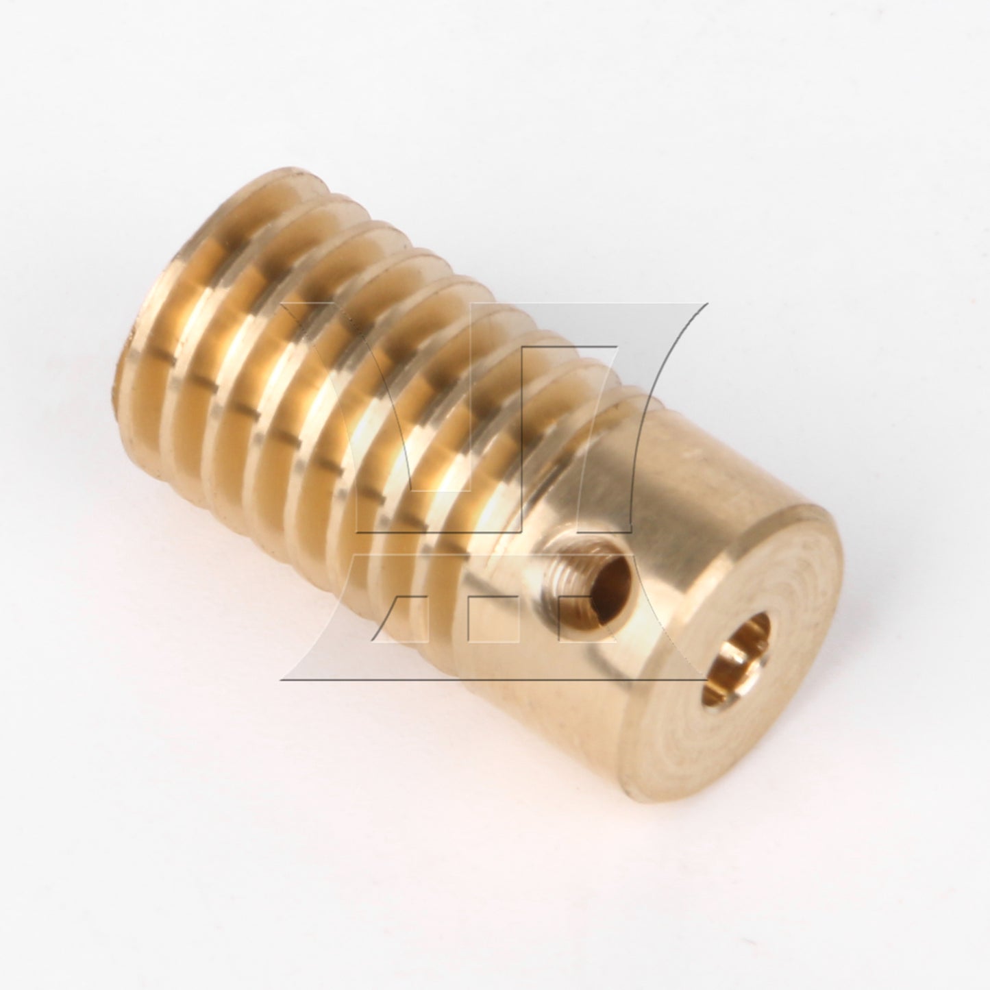 BQLZR 0.5 Modulus 0.3CM Hole Diameter Brass Turbine Gear Shaft & 60 T Turbine Gear Whe