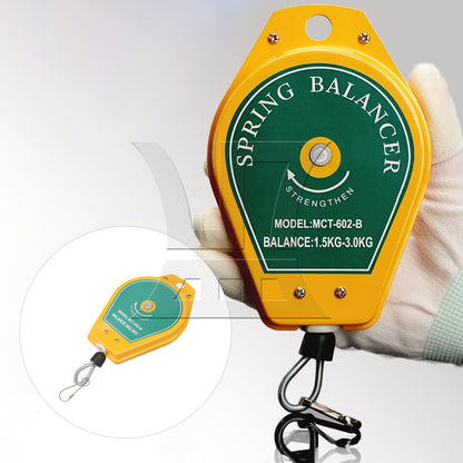 BQLZR Retractable Spring Balancer Hanging 3 to 5kg Suitable for Fixtures & Parts