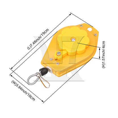 BQLZR Retractable Spring Balancer Hanging 3 to 5kg Suitable for Fixtures & Parts
