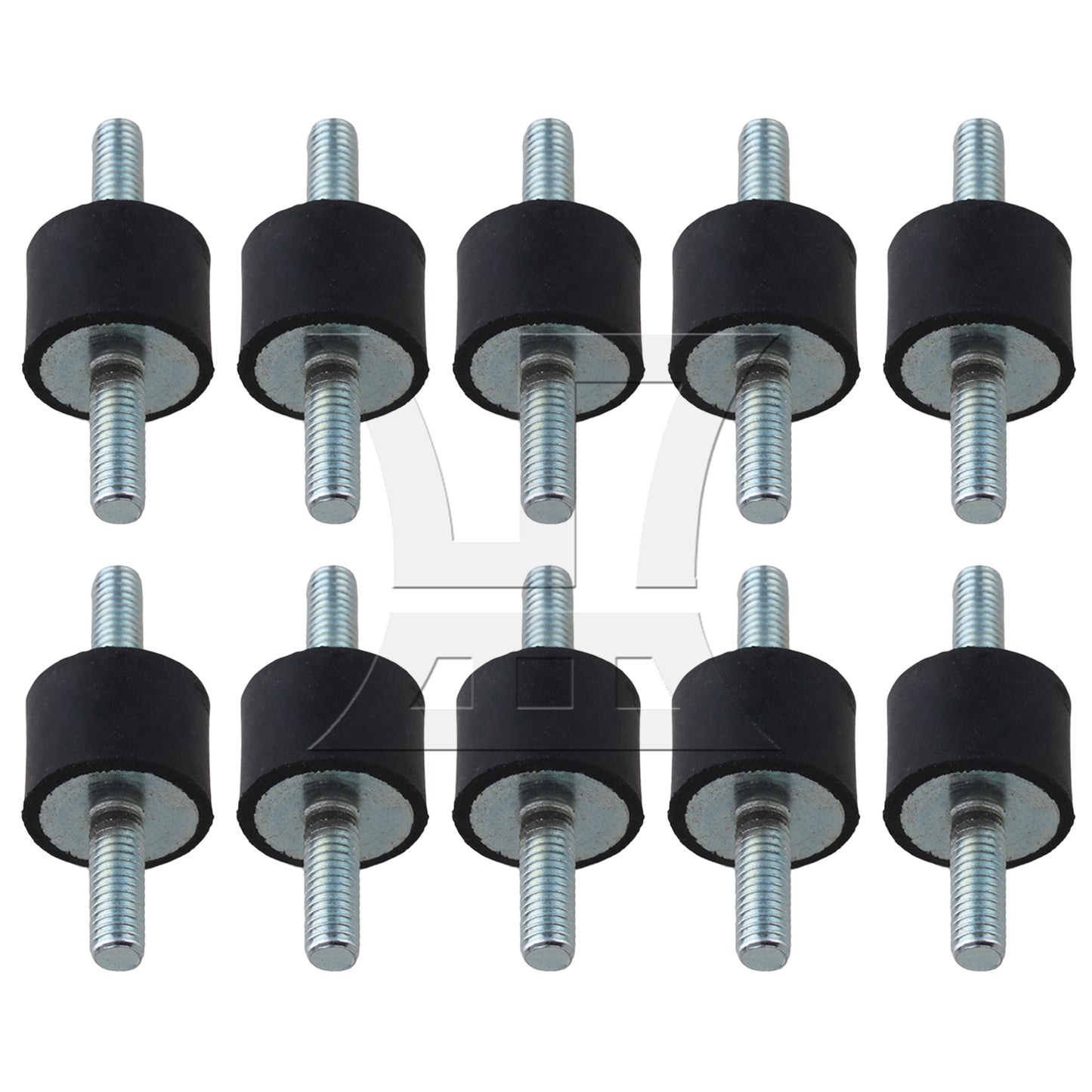BQLZR 6mm Double Ends Screw Against-Vibration Mount Silentblock For Water Pump