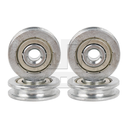 BQLZR  5x23x6.5mm Bearing Guide Rail Idler Passive Wheel Groove Pulley