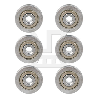 BQLZR  5x23x6.5mm Bearing Guide Rail Idler Passive Wheel Groove Pulley