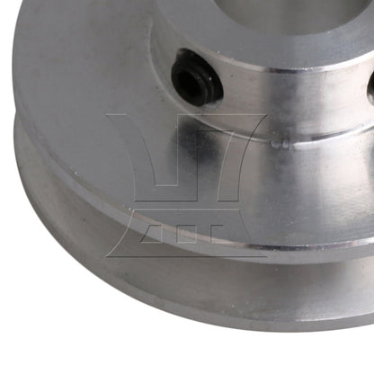 BQLZR 2Pieces Aluminum 4.1x1.2cm Groove Step Pulley for Milling Machine Silver
