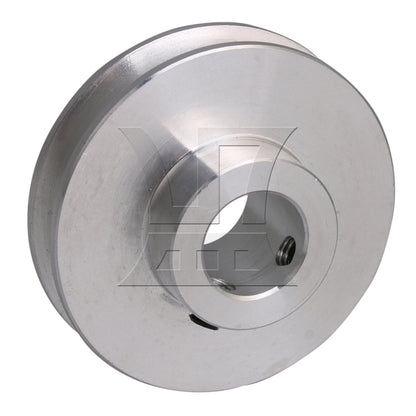 BQLZR 2Pieces Aluminum 4.1x1.2cm Groove Step Pulley for Milling Machine Silver